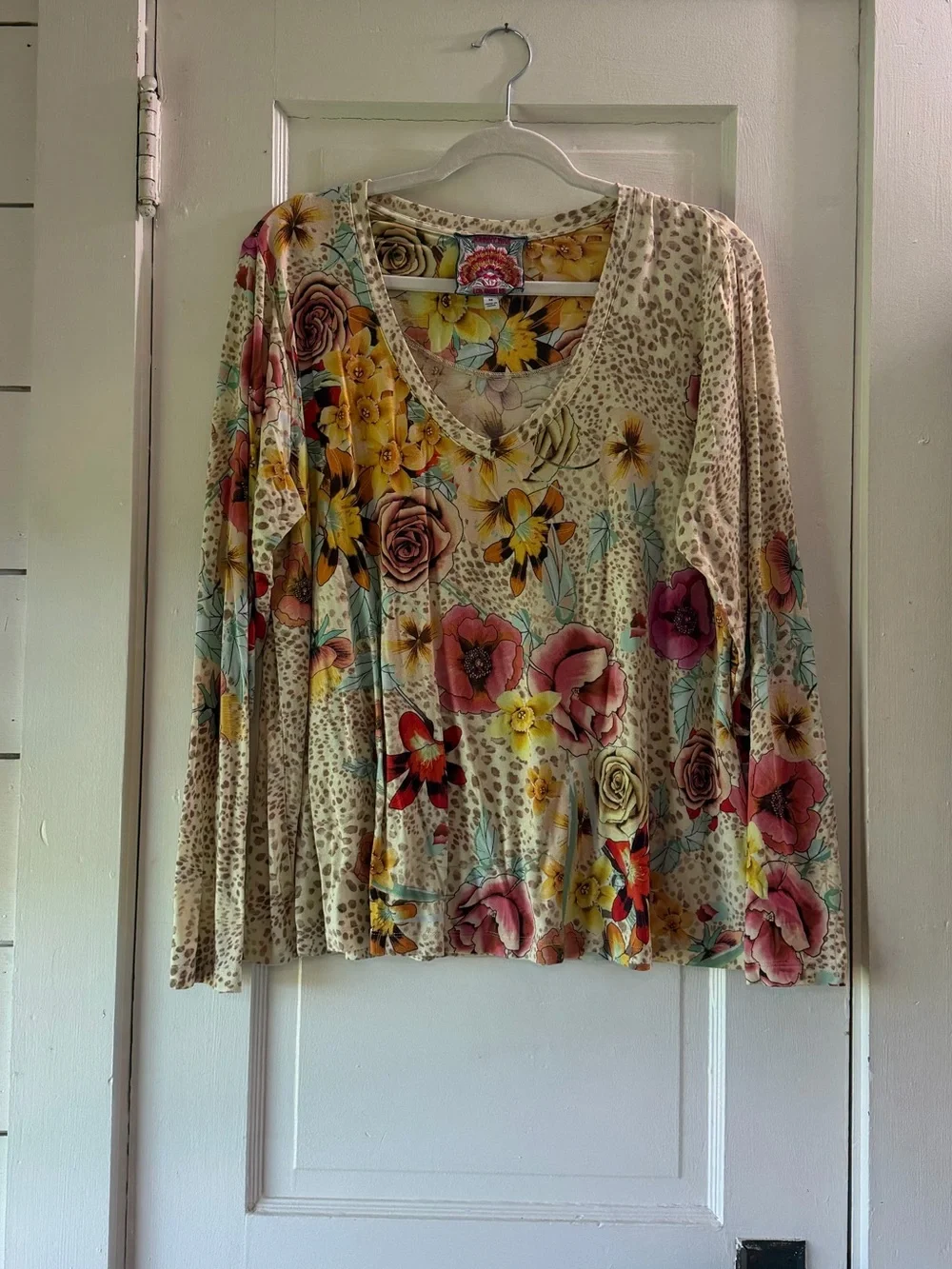 Johnny Was Hera Swing Tee Size M - Picture 1 of 6